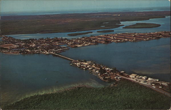 Aerial View of Matlacha Section Fort Myers Florida