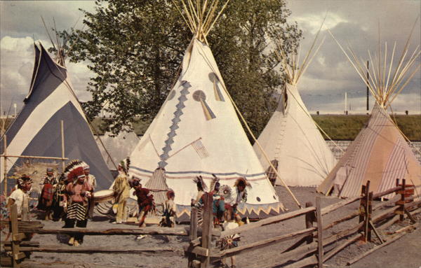 Indian Village Portland Oregon Exposition