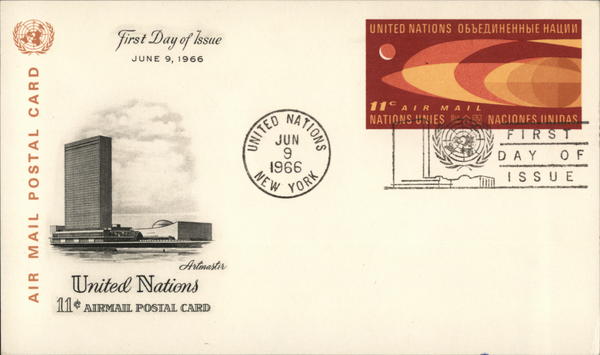United Nations Airmail New York City