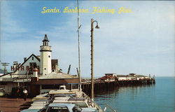 Fishing Pier Santa Barbara, CA Postcard Postcard Postcard