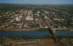 Aerial View Sacramento, CA Postcard Postcard Postcard