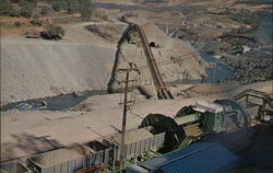 Oroville Dam Construction California Postcard Postcard Postcard