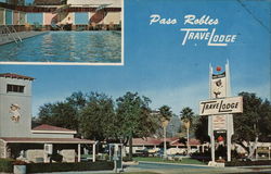 Paso Robles TraveLodge Postcard