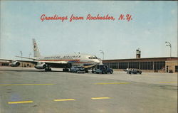 Monroe County Airport Postcard