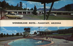 Wonderland Motel Flagstaff, AZ Postcard Postcard Postcard