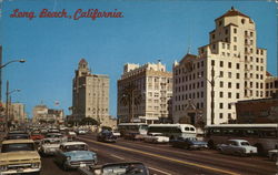 Famed Ocean Boulevard Long Beach, CA Postcard Postcard Postcard