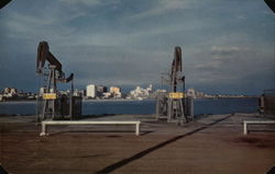 Pumps on Pier A Long Beach, CA Postcard Postcard Postcard