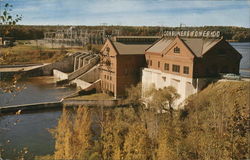 Consumers Dam and Power Co. Postcard