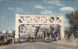 The Ashmun Street Bridge Sault Ste. Marie, MI Postcard Postcard Postcard