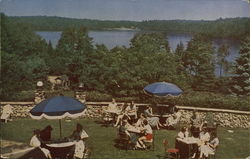 The Lakeside Hotel - Terrace Eagles Mere, PA Postcard Postcard Postcard