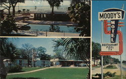 Moody's Motel and Cottages Gulfport, MS Postcard Postcard Postcard