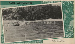 Camp Westminster, Water Sports Day Postcard