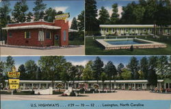 Motel Cavalier Lexington, NC Postcard Postcard Postcard