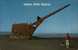 Wreck of the "Peter Iredale", Fort Stevens State Park Postcard