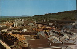 Overview of a Sawmill Dallas, OR Postcard Postcard Postcard