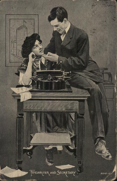 TYPEWRITER AND SECRETARY Typewriters
