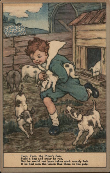 Fraliinger's Salt Water Taff. Advertising