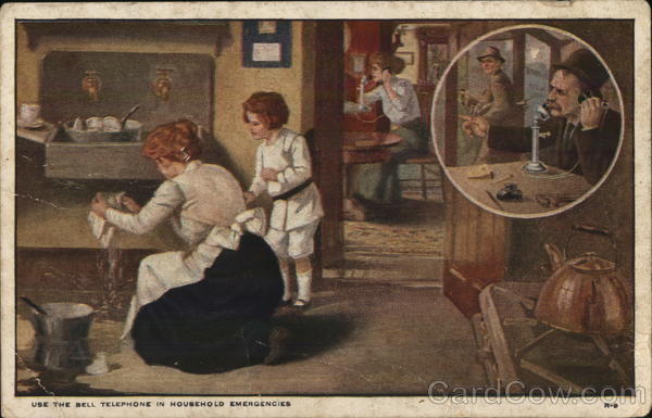 Use the Bell Telephone in Household Emergencies Advertising