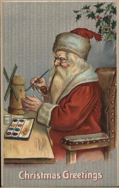 Christmas Greetings Santa Claus