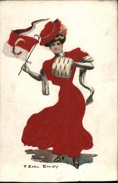 Cornell College Girl F. Earl Christy College Girls