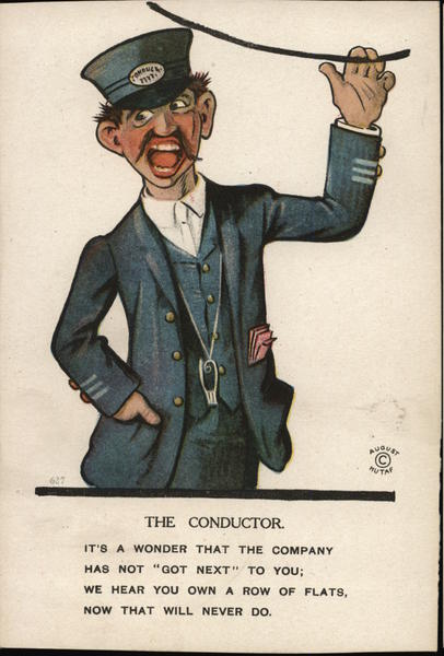 The Conductor. Caricatures