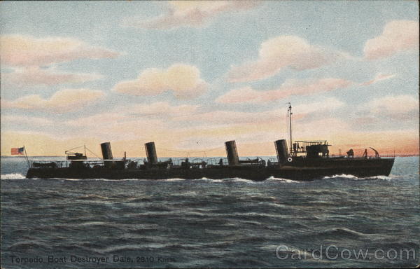 Torpedo Boat Destroyer Dale Ships