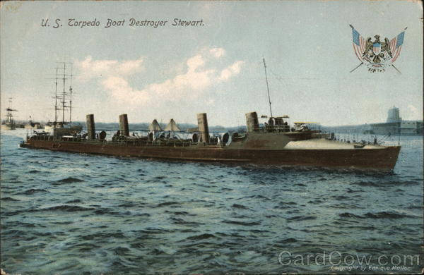 U.S. Torpedo Boat Destroyer Stewart Ships