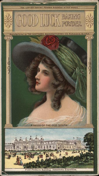 Good Luck Baking Powder Advertising