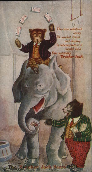 Cracker Jack Bears #11 Advertising