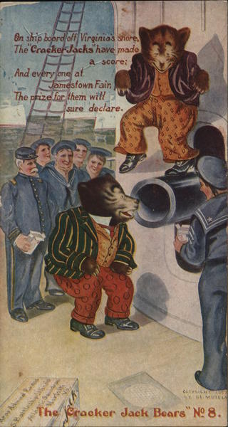 Cracker Jack Bears #8 Advertising