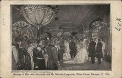 Wedding of Alice Roosevelt and Nicholas Longworth Theodore Roosevelt Postcard Postcard