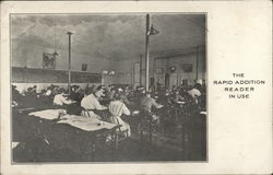 The Rapid Addition Reader in Use Postcard