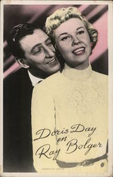 Doris Day & Ray Bolger Actors Postcard Postcard