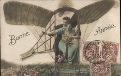 French Couple in a "Flying Machine" French Couple in a "Flying Machine"