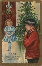 Best Christmas Wishes Postcard