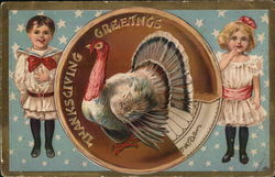 Thanksgiving Greetings Postcard