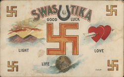 SWASTIKA Postcard