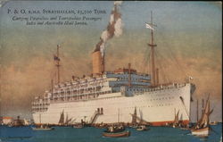 R.M.S. Strathallan Postcard