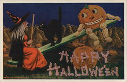 Happy Halloween Postcard Postcard