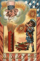 4th of July Postcard