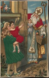 Merry Christmas Children Postcard Postcard