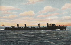 Torpedo Boat Destroyer Dale Postcard