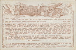 Rally Day Postcard