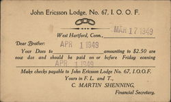 John Ericsson Lodge # 67 IOOF John Ericsson Lodge # 67 IOOF