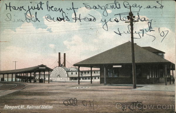 Railroad Station Newport Vermont