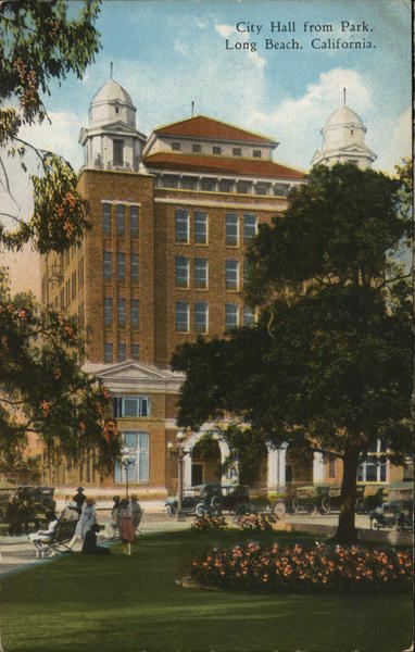 City Hall from Park Long Beach California