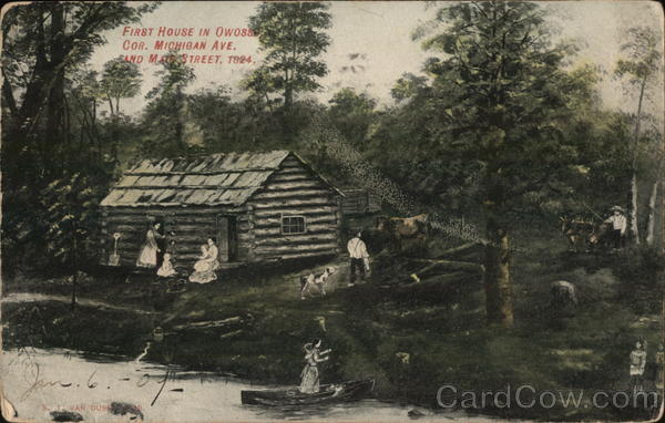 First House in Owosso Michigan