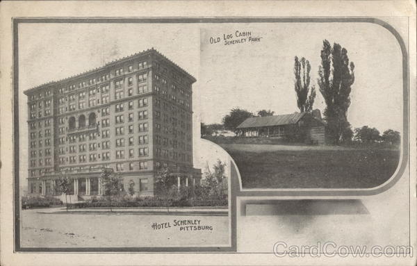 Hotel Schenley and Old Log Cabin, Schenley Park Pittsburgh Pennsylvania