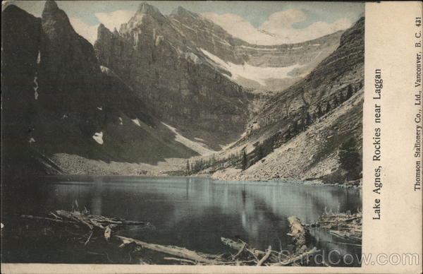 Lake Agnes, Rockeis near Laggan AB Canada Alberta