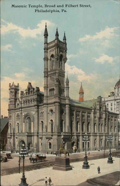 Masonic Temple, Broad and Filbert Street Philadelphia Pennsylvania